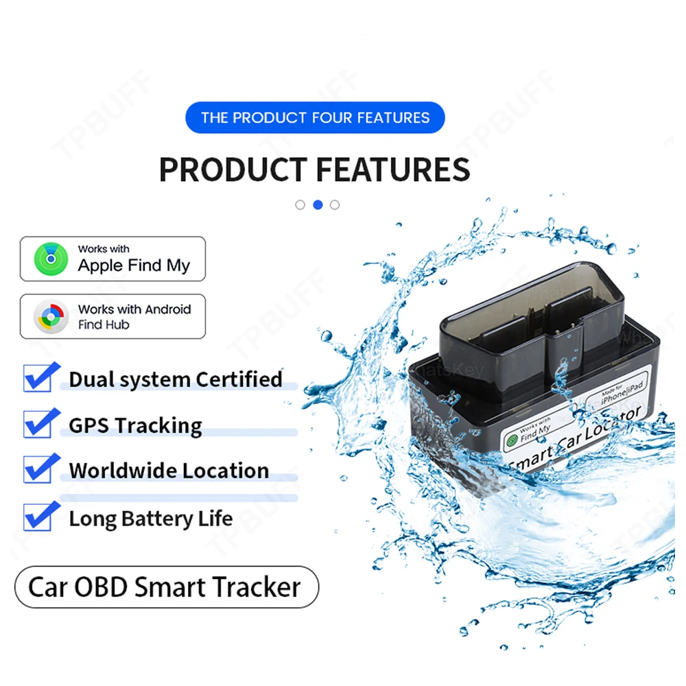 Google Find My Car OBD For iPhone Android & IOS  Compatible With All Car OBD Locators Monitoring Tracker Anti-lost Free App Fin