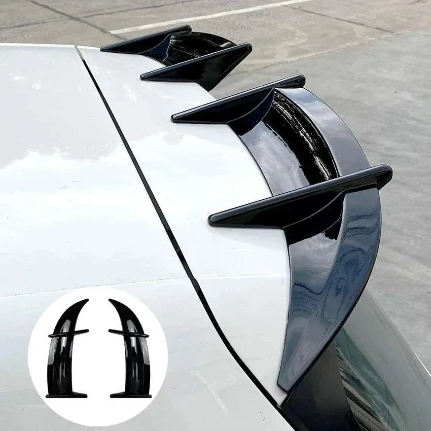 

2PCS AK Car Rear Spoiler Roof Spoiler Wing Rear Door Spoiler Car Modification for VW Volkswagen Golf MK6 GTI R Auto Body Kit