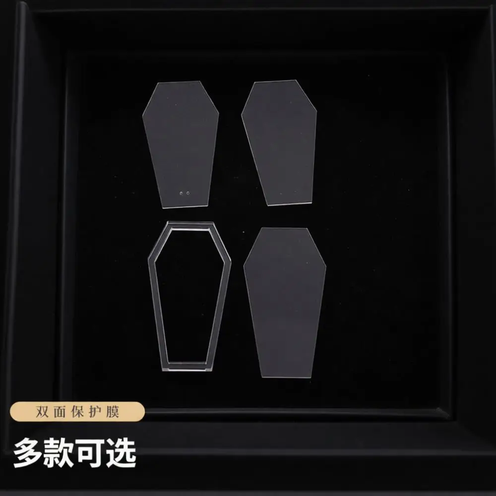 Clear Acrylic Shaker Case DIY Kit Liquid Quicksand Pendant Crafting Set Custom Creative Jewelry Making Components