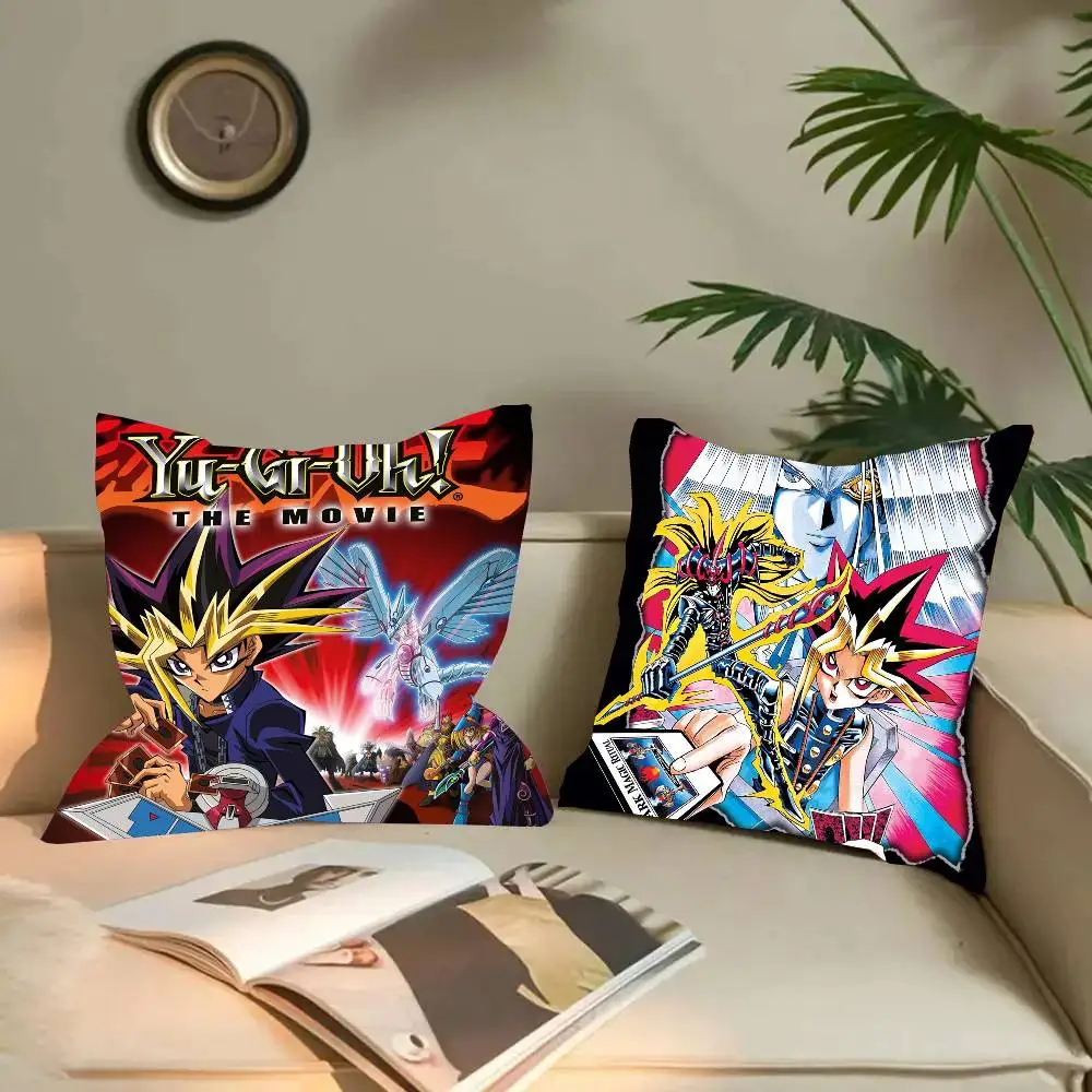 Japanese Anime Y-Yu Gi Oh Pillow Case Fashion Square Pillowcase Bedroom Sofa Room Ins Decoration Leisure
