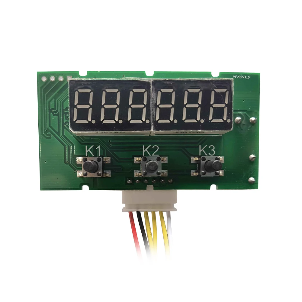 Mini LED Digital Counter Module DC/AC5V~24V Electronic Totalizer with NPN and PNP Signal Interface 1~999999 Times Counting Range