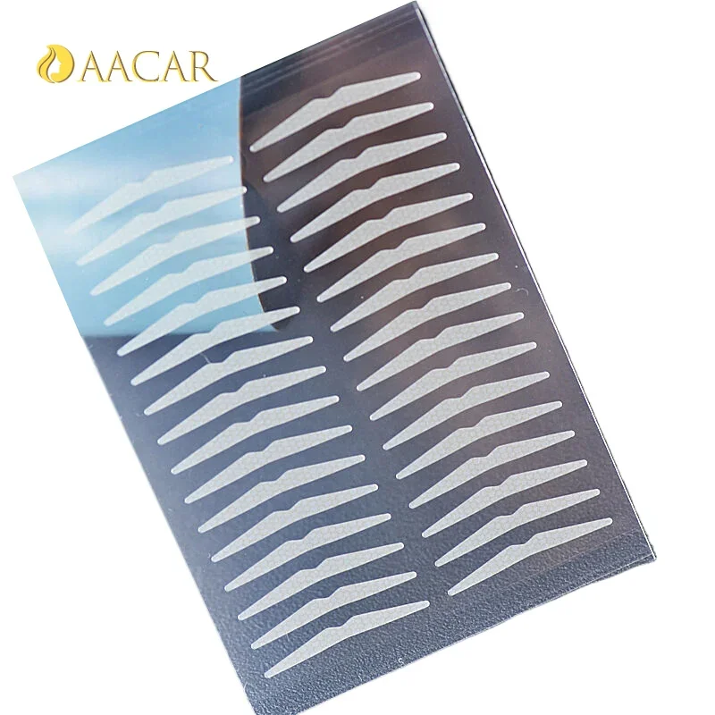 เทปติดตาแบบมีกาวในตัว 1 แผ่น อุปกรณ์แต่งหน้า เทปติดเปลือกตา สติ๊กเกอร์ติดเปลือกตาแบบซ่อนได้ ติดเปลือกตาแบบพับสองชั้น