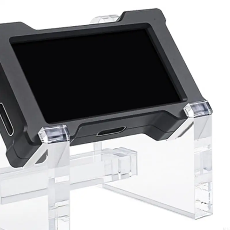 Acrylic Device Stand Transparent Holder Replacement for Two to Three Aviation Connector Desk Display Storage 896C