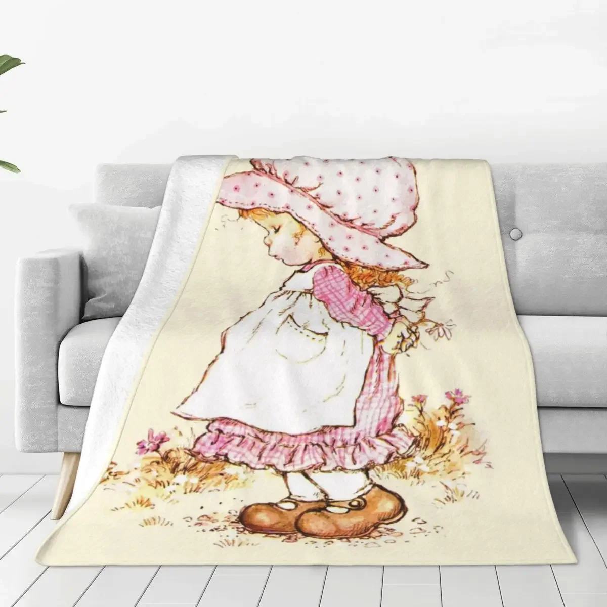 Relax Blanket Sarah Kay Flower Girl Merch Accessories Bed Decorative Blanket Throw Ultra-Soft  for Couch 150x220cm  59x87in