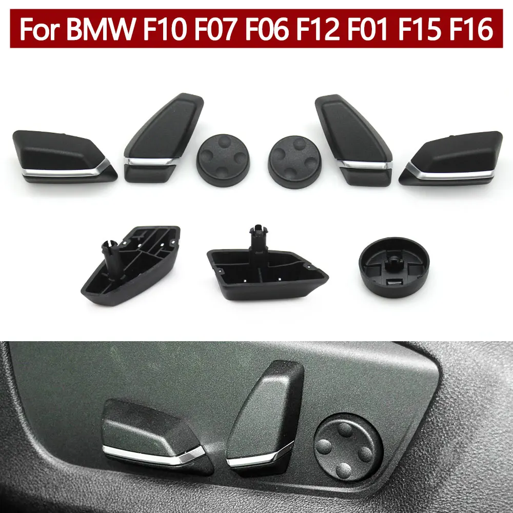 Front Lumbar Support Seat Adjustment Button Sliding Backrest Button Switch For BMW 5 6 7 X5 X6 F10 F18 F07 F06 F12 F01 F15 F16