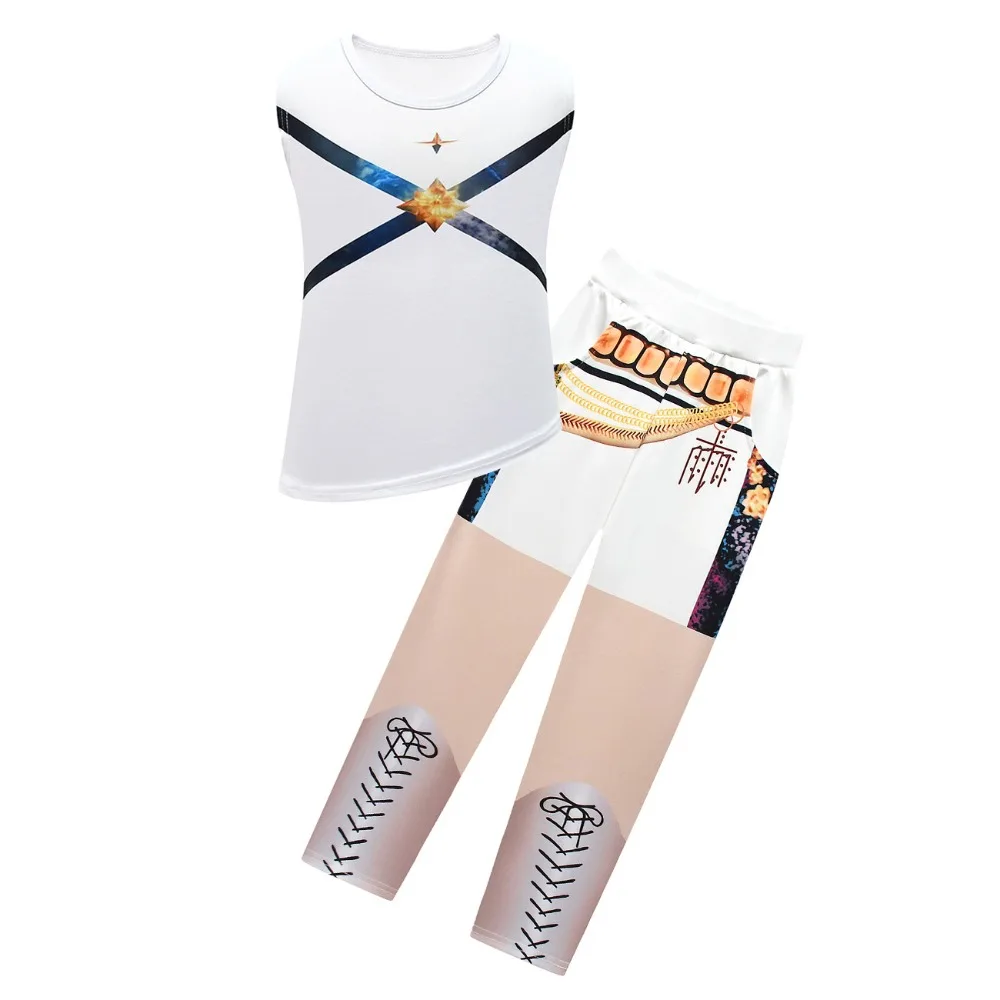 Kids Rumi Zoey Mira KPop Demon Hunters Costume Roleplay Girl Stage Performance Prop Clothing Halloween Carnival Cosplay Suit