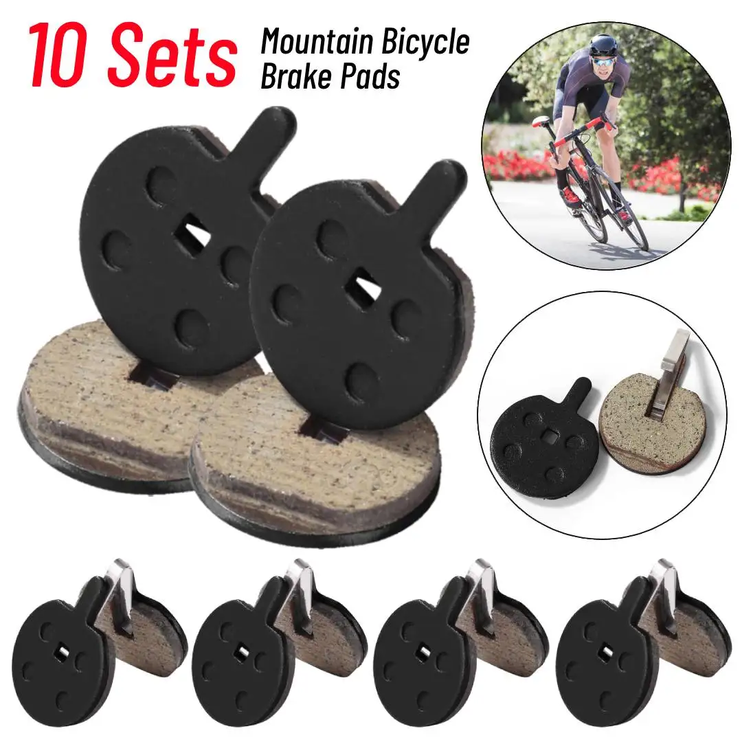 

10Set Mountain Bicycle Brake Pad Quiet Bike Wheel Disc Brake Plate Pad Wear-Resistant Cycling Accessory for Jak5/B777/M188/M208