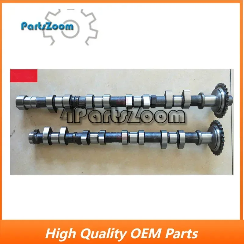 

2pcs New Intake Exhaust Camshaft Assy 24100-23770 24200-23770 For HYUNDAI i30 KIA SOUL G4GC Engine