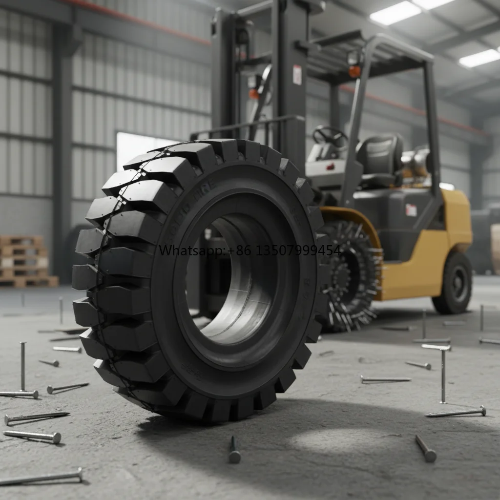 

High Quality Brand 6.50-10 Pneumatic Tires for Forklifts, Long Service Life, Forklift Accessories, 1 Year Warranty