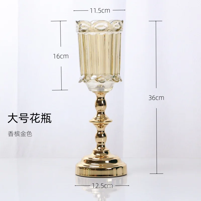 Zml glass vase - versatile home decor for fresh & dried flowers, decorative vase ornament