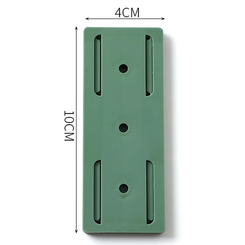 F-T 16 Uds soporte de enchufe sin perforaciones soporte de regleta fijador soporte de enchufe autoadhesivo organizadores de soportes de enchufe