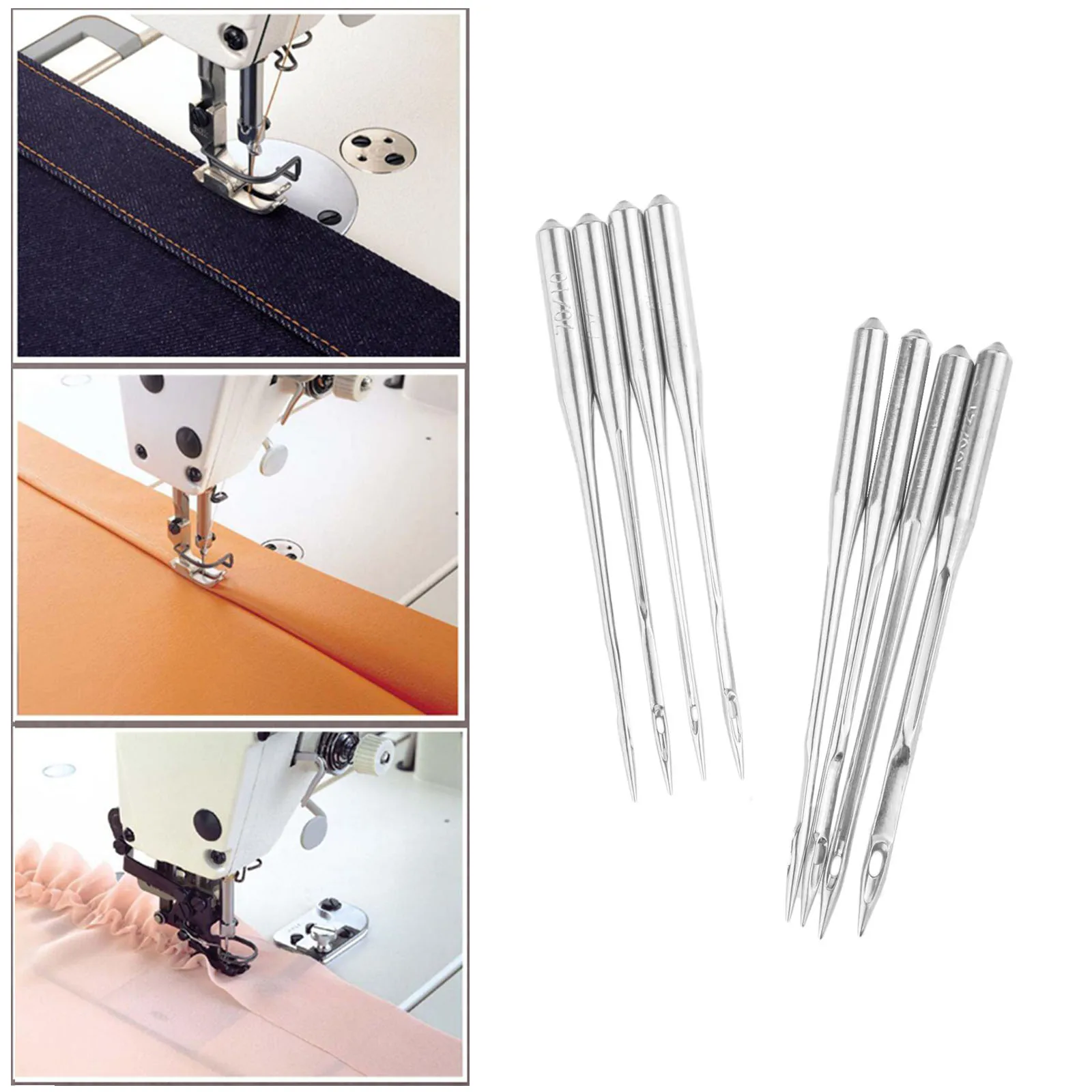 10Pcs Industrial Overlock Sewing Machine Needles 9/65 10/70 11/75 12/80 14/90 16/100 18/110 21/130 Fits for JUKI Pegasus Singer