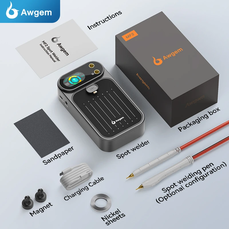 2026 new 0.4mm solderable super Farad capacitor portable battery transplant handheld mini battery spot welding machine,
