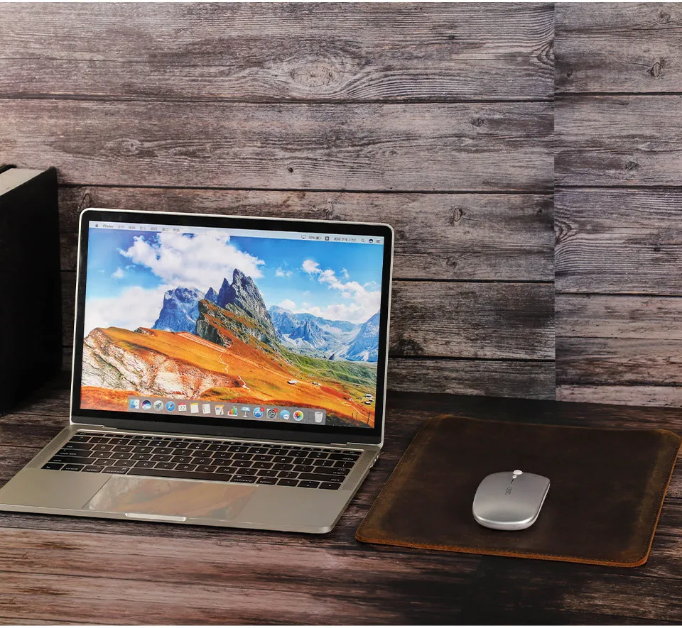 Leather Protective Cover for MacBook pro 13.3 Inch Vertical Style Notebook Computer Air with Genuine Leather Inner Case