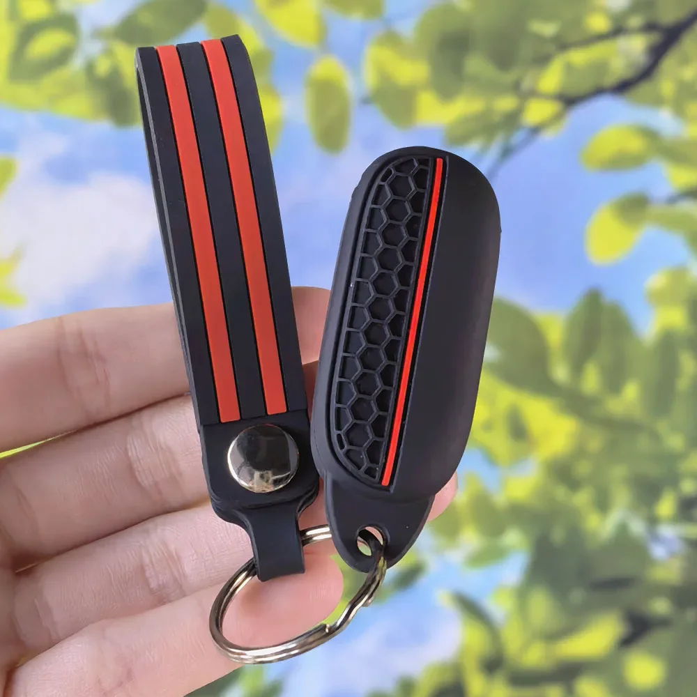 Motorcycle Fob Cover With Keychain for Zontes Kiden GK350 125M 150M 150D 368E 368G 368D 368M 350D 350M ZT350‑D Silicone Shell