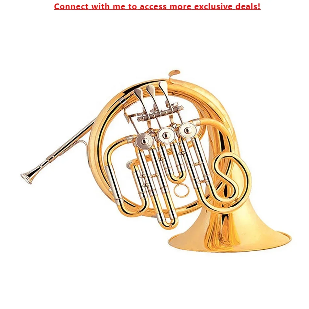 

SEASOUND OEM F Key 3-х клавиш одиночный золотой детский валторн JYFH938
