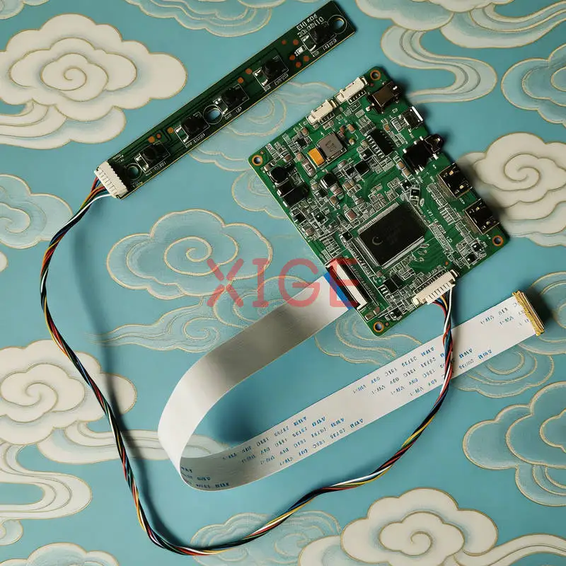 

Matrix Controller Board Fit LP156WF8 LP156WF6 LP156WF1 LP156WF4 Laptop Display 1920*1080 EDP-30 Pin 1920x1080 2Mini-HDMI DIY Kit