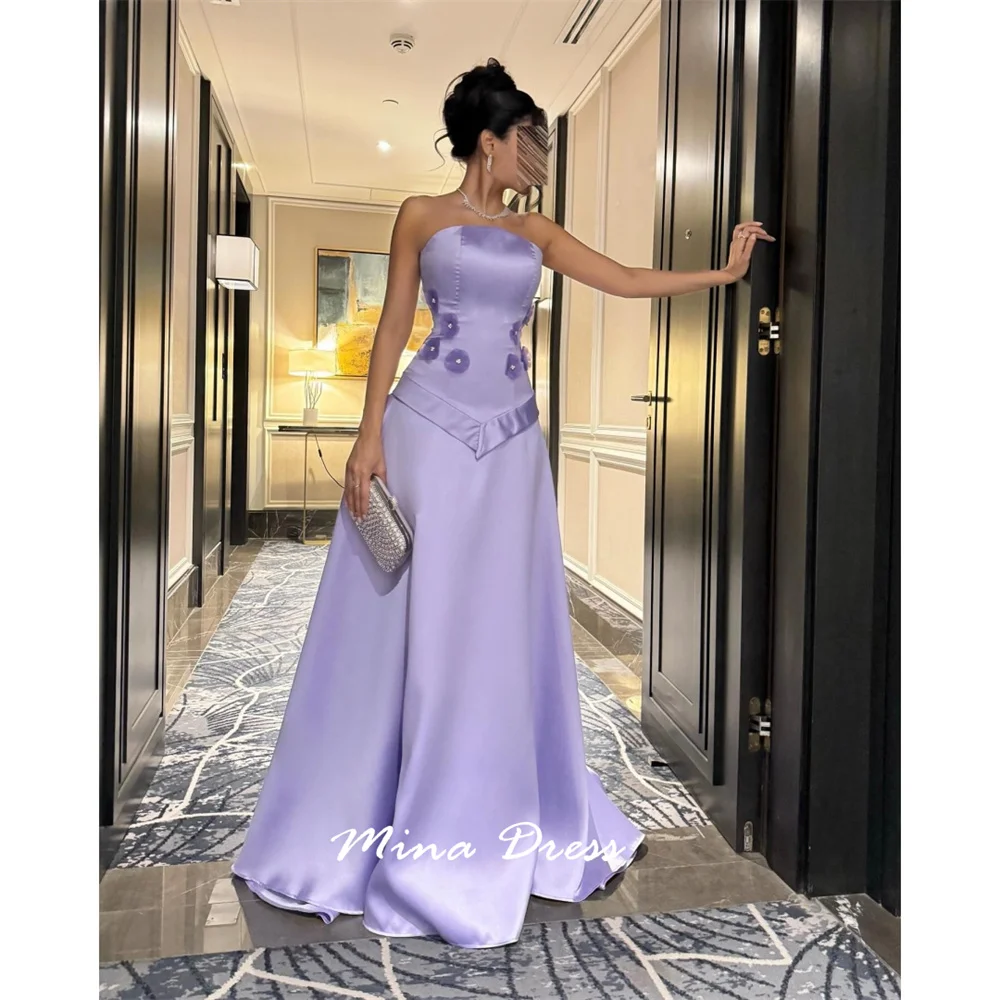 

Брюки Mina по индивидуальному заказу, роскошные женские вечерние платья для особых случаев, элегантные женские вечерние платья с цветами без рукавов