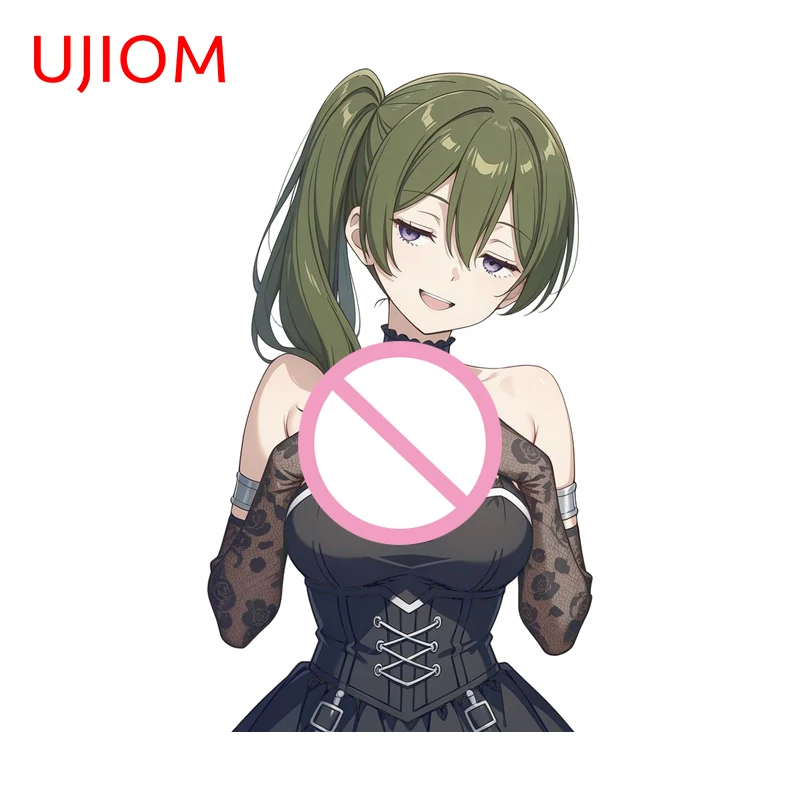 UJIOM Ubel Attractive Wall Sticker Exquisite Creative Anime Girl Vinyl Material Decal Scratch Proof PVC Graphic Bathroom Kitchen