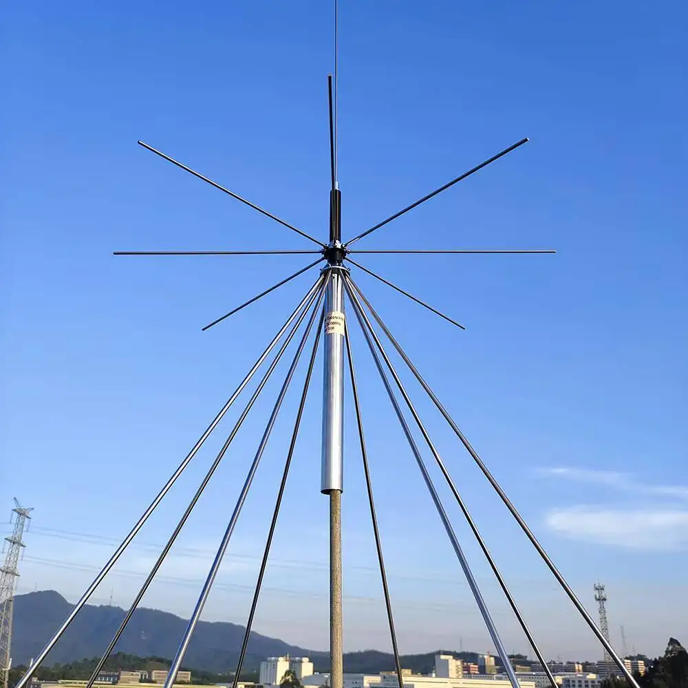 스캐너 25Mhz-1300Mhz VHF UHF 슈퍼 디스콘 베이스 광대역 50Mhz 144Mhz 430Mhz 900Mhz 1200 Mhz UV 안테나