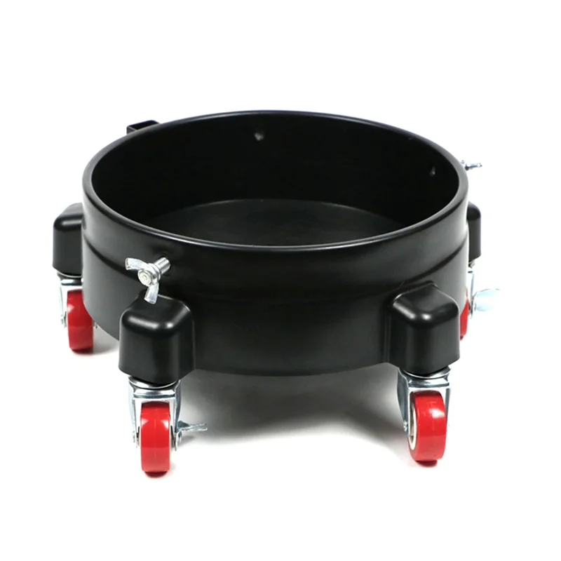 

11.5 Inch Bucket Easy Push Removable Rolling Bucket 5 Roll Swivel Casters To Move 360 Degree Turning