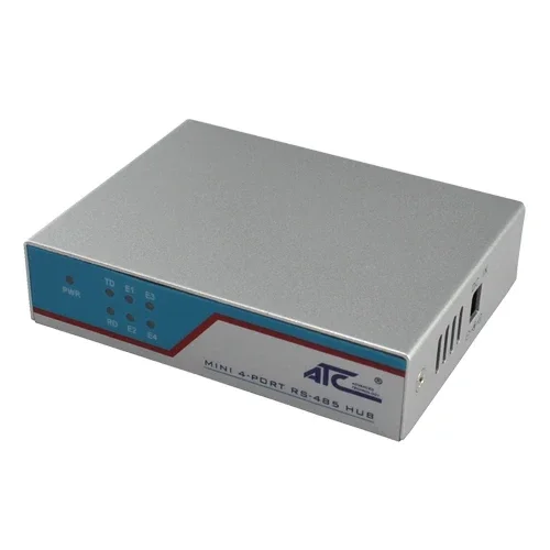 محور سبليت للحافلة الصناعية ذات 4 منافذ RS-485 مع إنذار للخطأ الصافي (ATC-1204)
