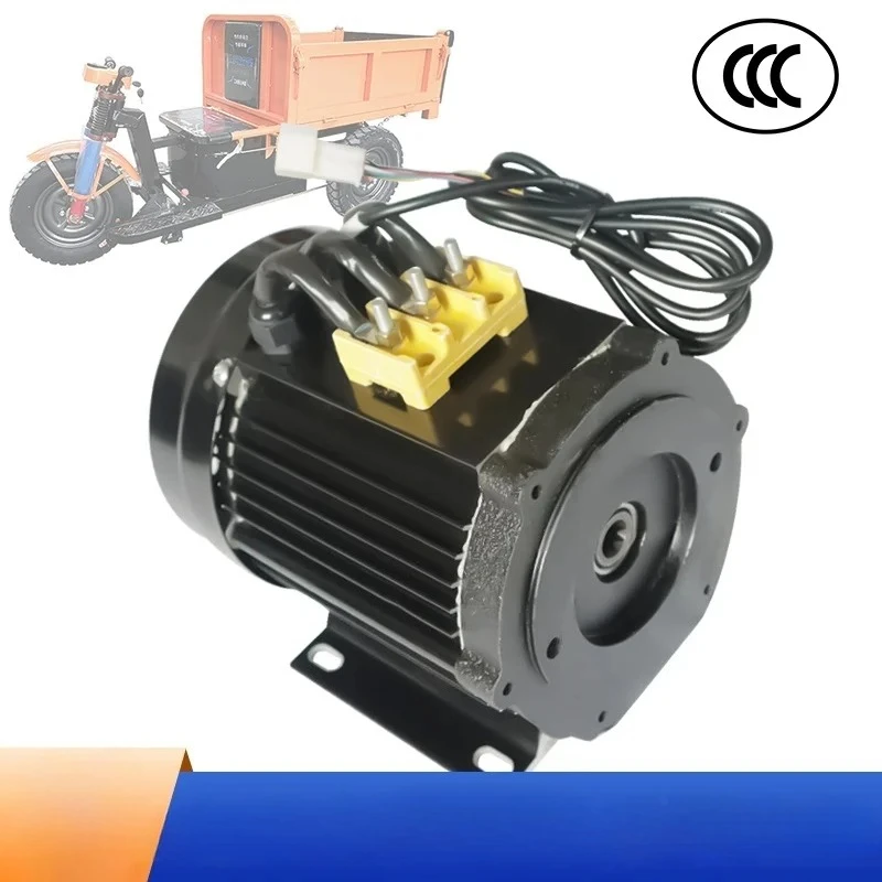 60-72v1800w-4000w high-power DC square wave brushless motor, 9-tooth modified electric tricycle freight vehicle