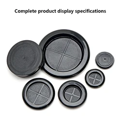 Single Sided Protective Rubber Sealing Ring Protective Coil Snap in Grommet Pad For Protection Wire Cable Sealing Cap Hole Plug