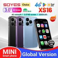 SOYES XS16 Mini 4G LTE  mini Smartphone 3GB RAM 64GB ROM Android10.0 3\