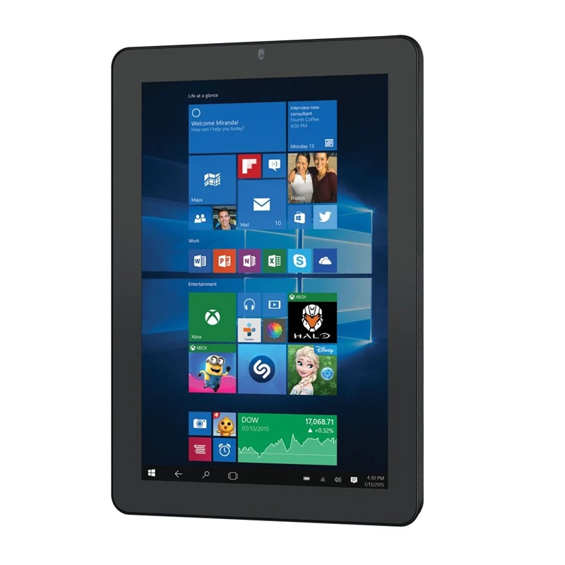 Imagem -02 - Tablet pc Versão Global com Wi-fi Windows 10 4gb Mais 64gb 1920 x 1200ips Intel Atom x5 Z8300 8000mah Compatível com Hdmi 122 cm