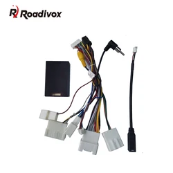 16Pin ISO Wire Cable Adapter Harness With Canbus For Toyota Camry hybrid 2008 JBL android car radio audio gps multimedia player
