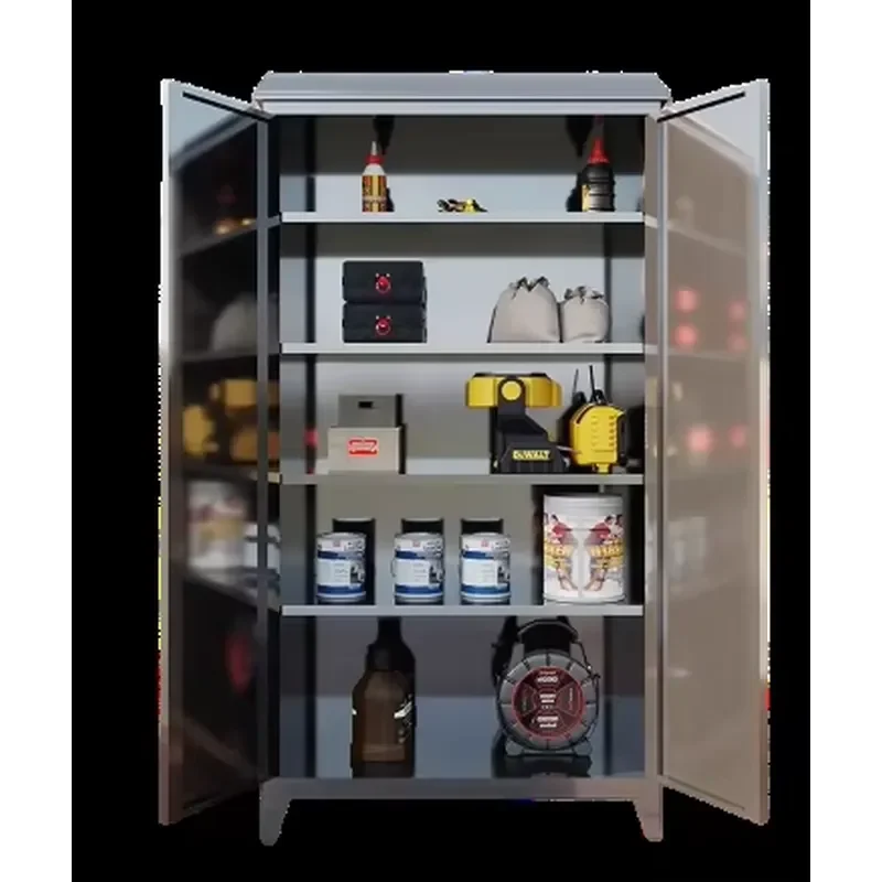 Backyard Steel Outdoor Storage Cabinet Space-Saving and Stylish Design for Organizing Essentials