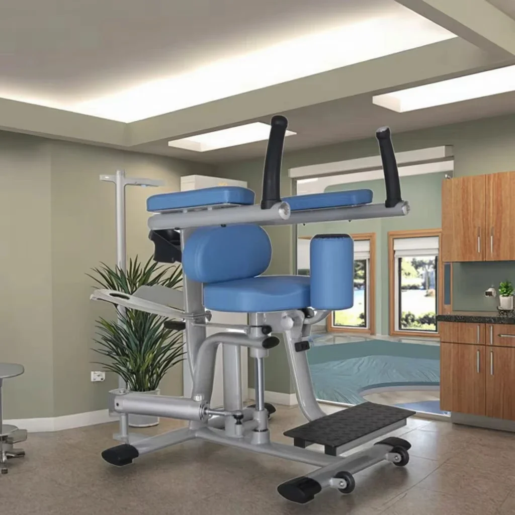 K670 Multi-functional Steel Indoor Sitting Waist Twisting Chest Shoulder Pushing Training Device for Middle-aged Elderly