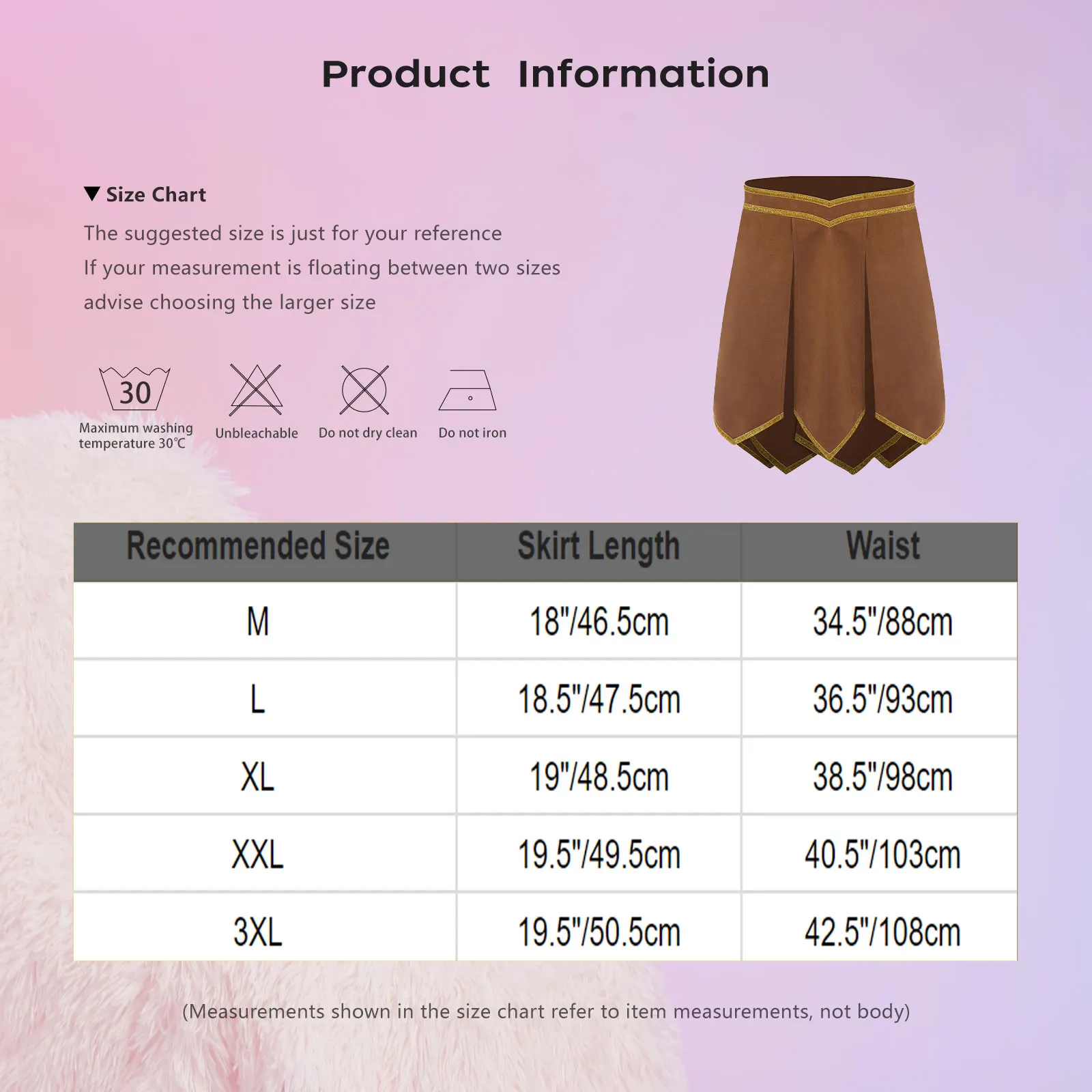 Rok Gladiator Romawi Pria Rok Armor Suede Palsu Pinggang Dapat Disesuaikan Trim Emas untuk Cosplay Halloween Ksatria Prajurit Yunani Abad Pertengahan