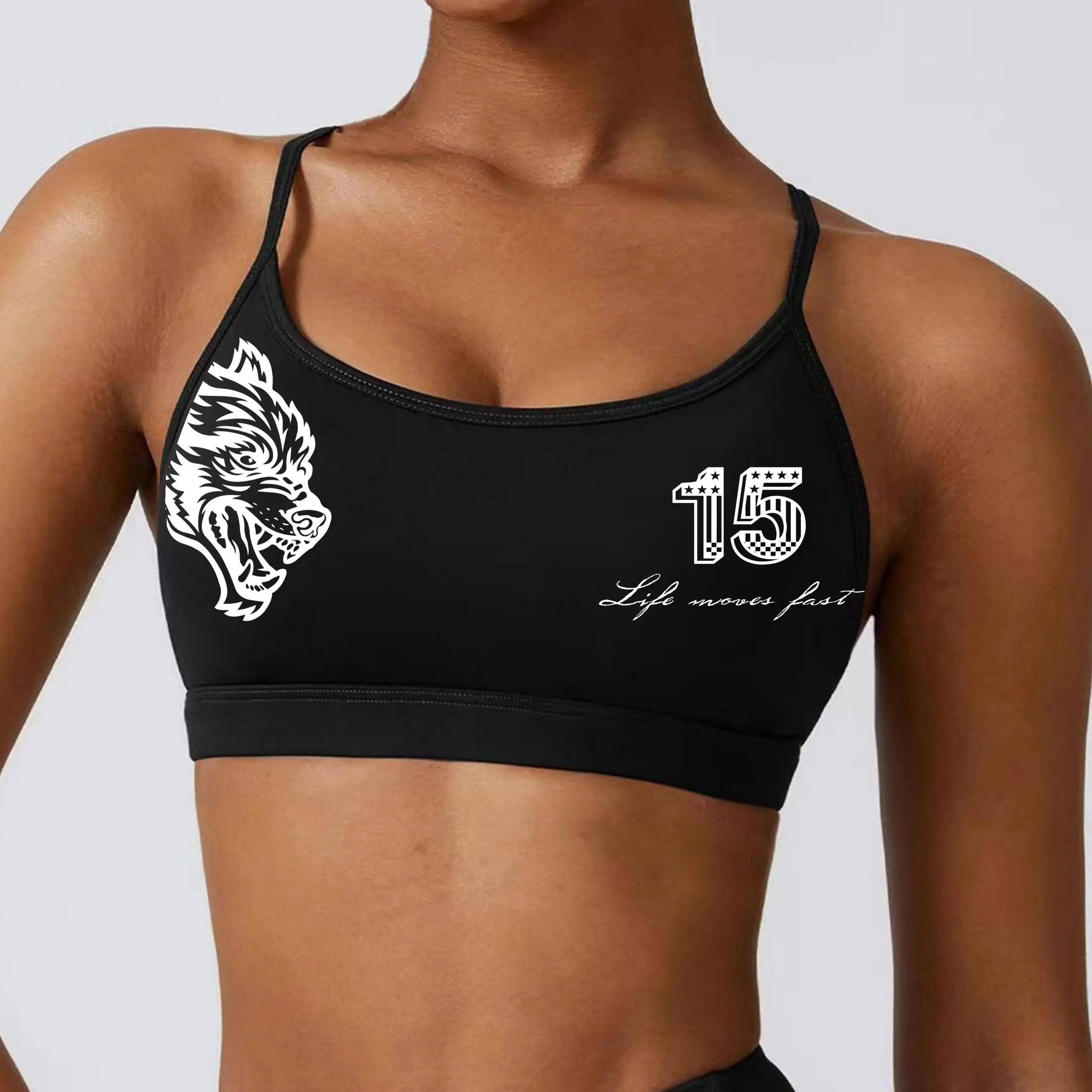 

She Darc Women Bra Sports Top Fitness Vest Exercise Underwear Wolf 2024 Summer New Style Soft Breathable Elastic Womans Gym Bras