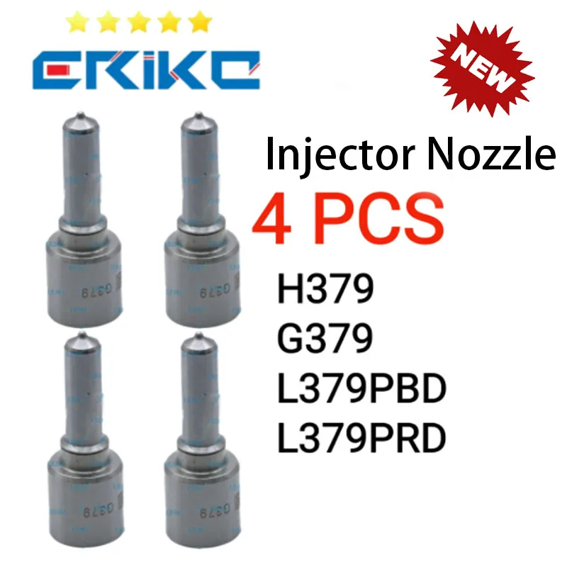 4 PCS G379 Common Rail  Fuel Injector Nozzle G 379 Sprayer Tip H379 G379 L379PBD L379PRD for Delphi Injection 28236381