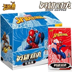 Carta da collezione kawou Marvel edizione leggendaria Spider-Man Iron Man Hero Duel Competitive Combat Laser Phantom Card Kid Toy Gift