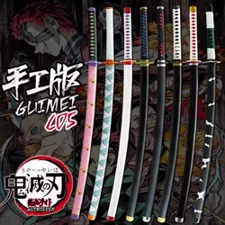 Demon Slayer Original Assembled Anime Sword  Katana Cosplay Props Orange  Tomioka Giyuu Kamado Tanjirou  Swords 72cm