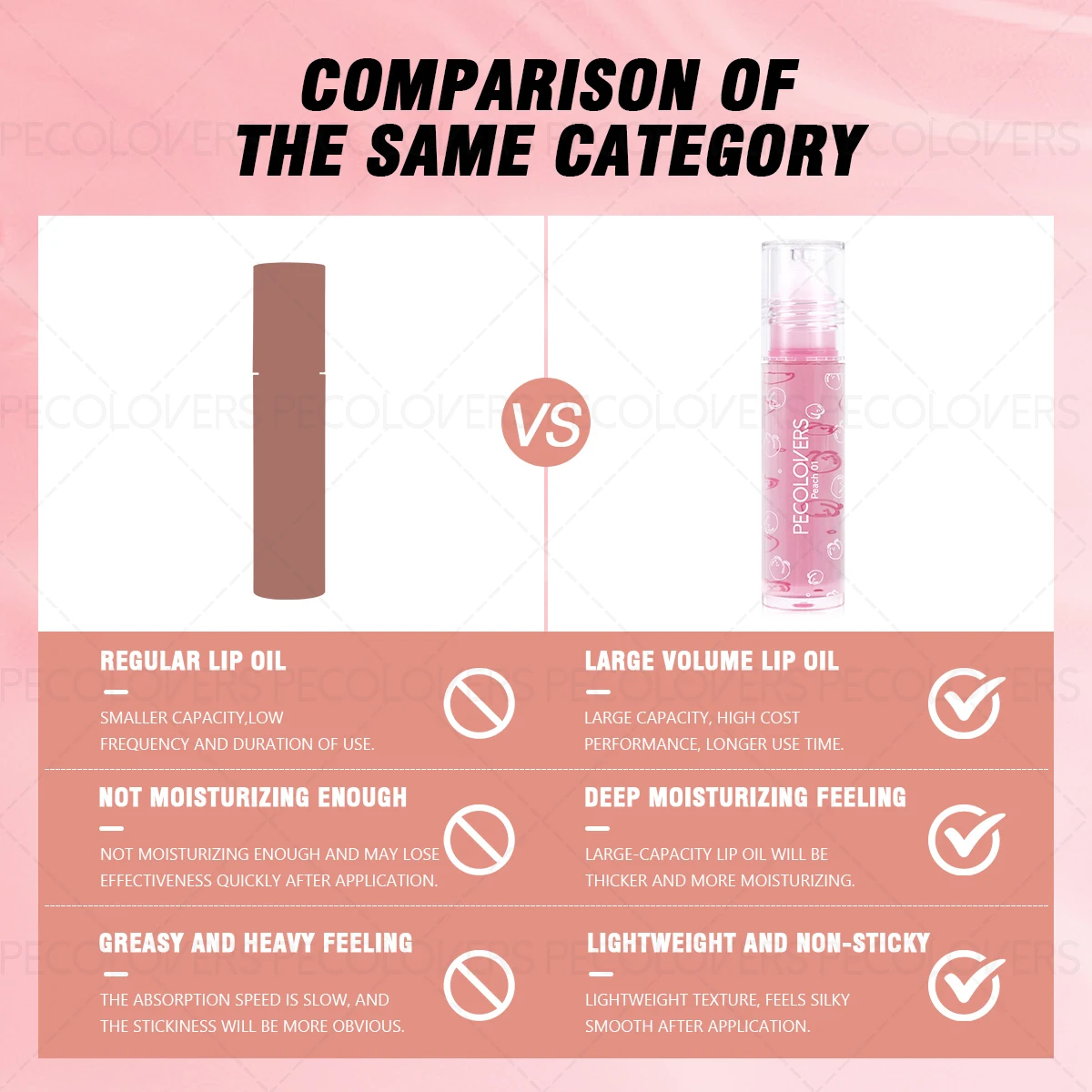 Balsamo labbra fruttato trasparente, non appiccicoso, a lunga durata, idratante e illuminante, adatto per l'uso in autunno e inverno.