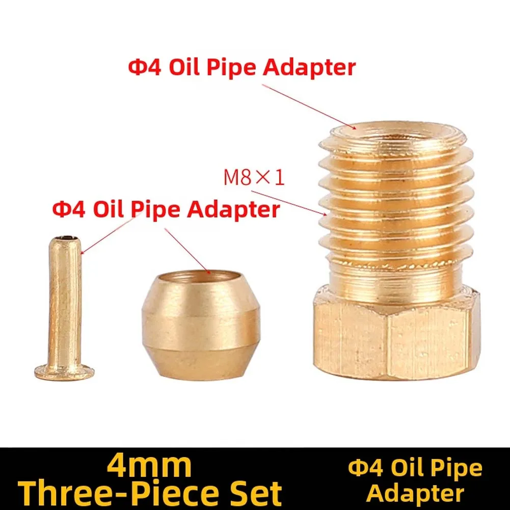 2026 Brass M8/M10 Oil Pipe Fitting Double Cone Ferrule Sleeve Kit For CNC Machine Lubrication And Industrial Use Hand Tools
