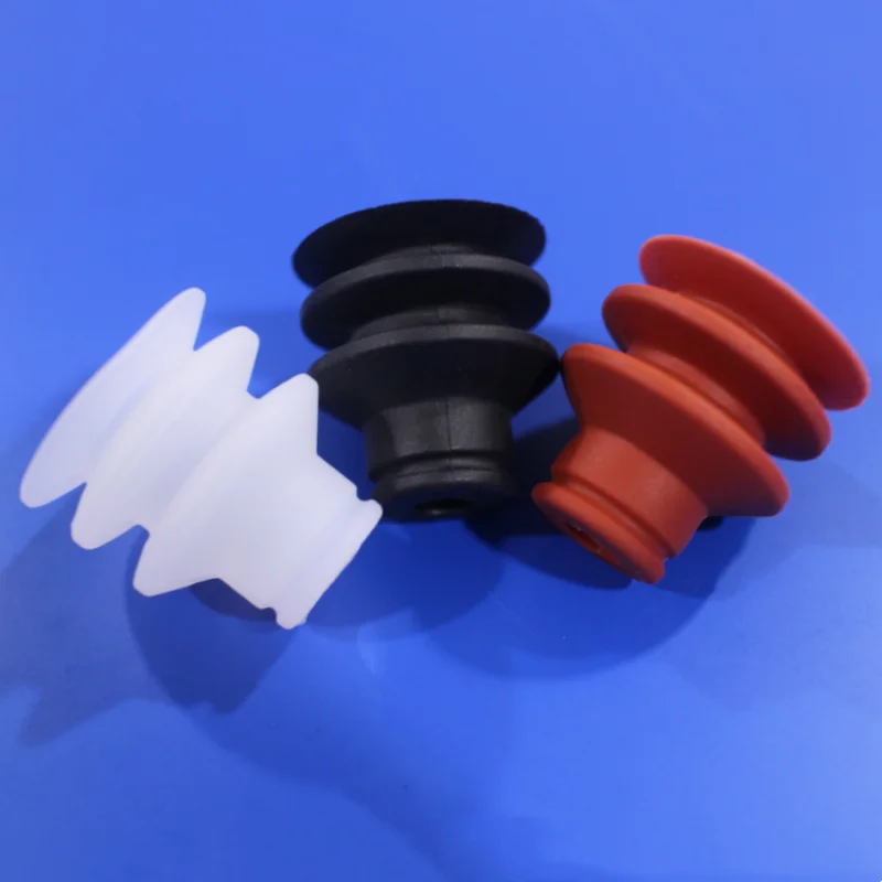 

Vacuum Sucker Suction Cup Industrial BT-15C 20C 25C 30C White Red Three-layer Manipulator Accessories Silicone Nozzle