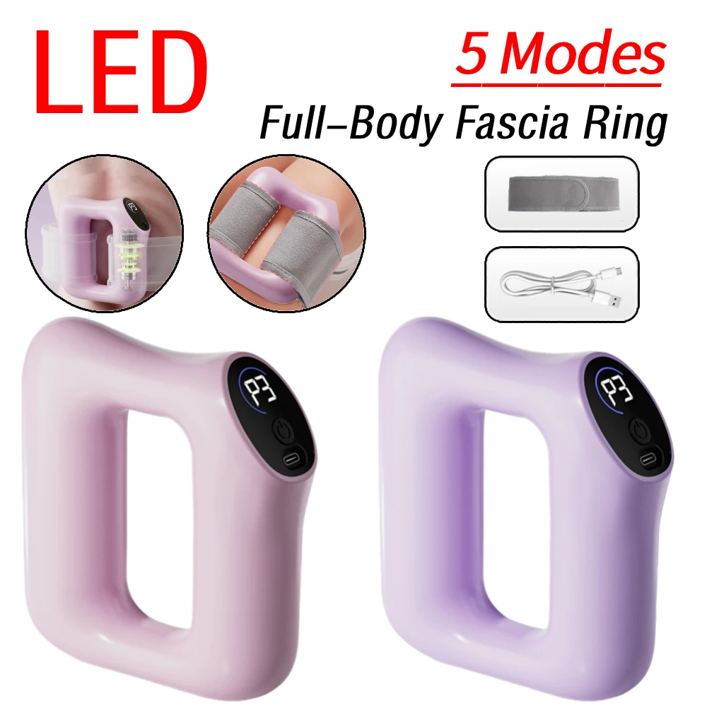 

Multifunctional Full-Body Fascia Ring Fascia Gun Massage Ring With Belt For Fat Burning&Shaping Weight Loss Body Shaping Instrum