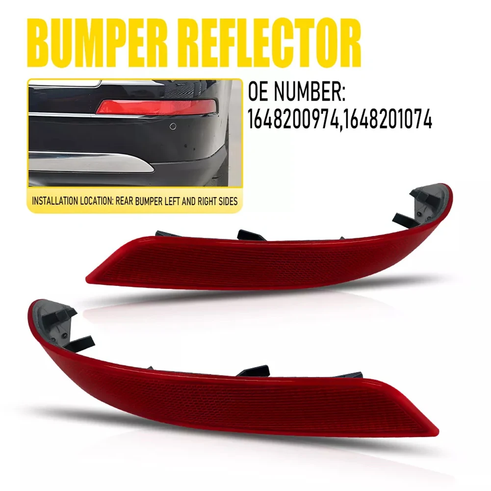 المصد الخلفي الفرامل عاكس ضوء 1648200974 1648201074 الذيل عاكس مصباح مكبح لمرسيدس GL-Class X164 2010 2011 2012 #6