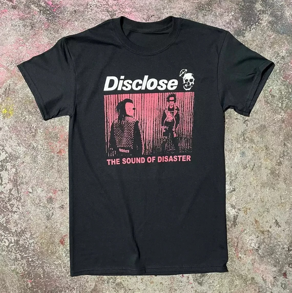 

Disclosed Shirt tradic Framtid Punk Shirt Summer Unisex T-Shirt Cotton Printed T-Shirt y2k Top Street Style Harajuku Men's Wear