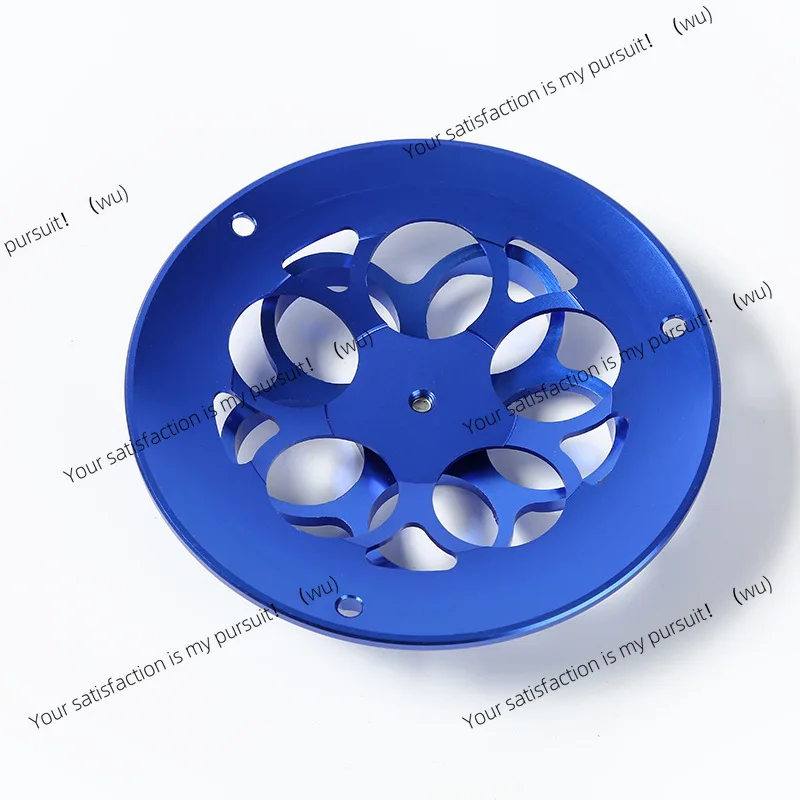 

Motorcycle fan cover is suitable for vespa150 aluminum alloy CNC rotating heat dissipation decorative fan blade cover