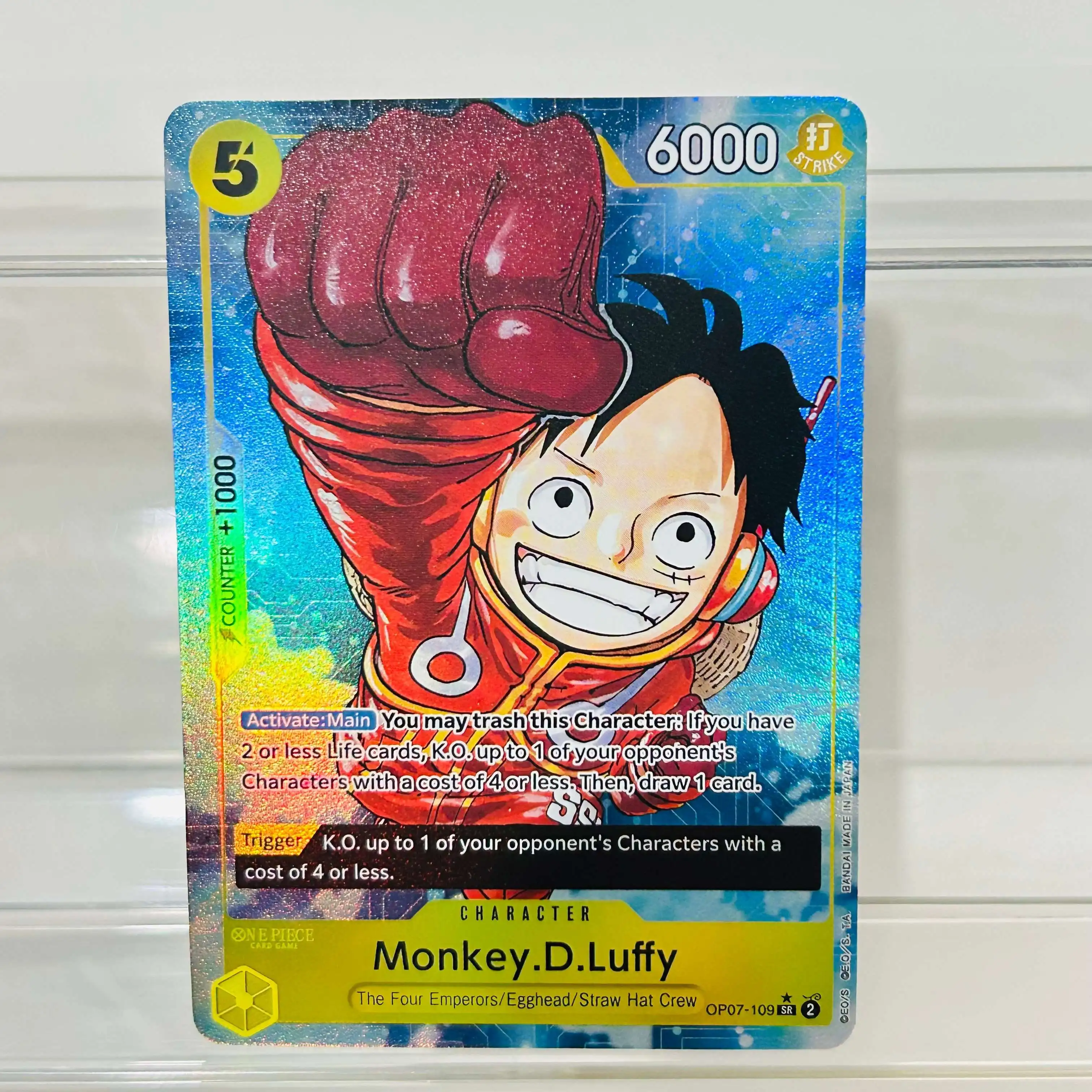 One Piece Boa Hancock OP07-051 SR Card EN Version Holographic Texture Cards Perfect Condition DIY Premium Anime Collection Card view 6