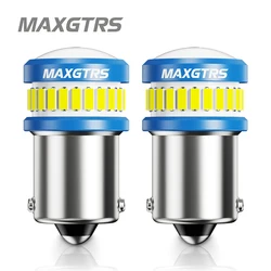 Bombilla LED de freno inverso para coche, luz de señal de giro de 12V, 2x1156 BA15S P21W 1157 7440 7443 W21/5W 3157 BAZ15D BA15D P21/5W Bau15s