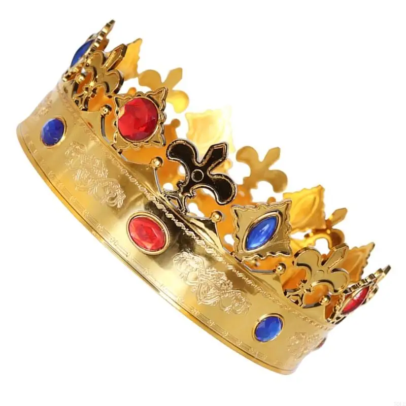 50Le Royal King Crowns Party hoed volwassen kind koning Koningin Crowns hoed feest hoofddeksels