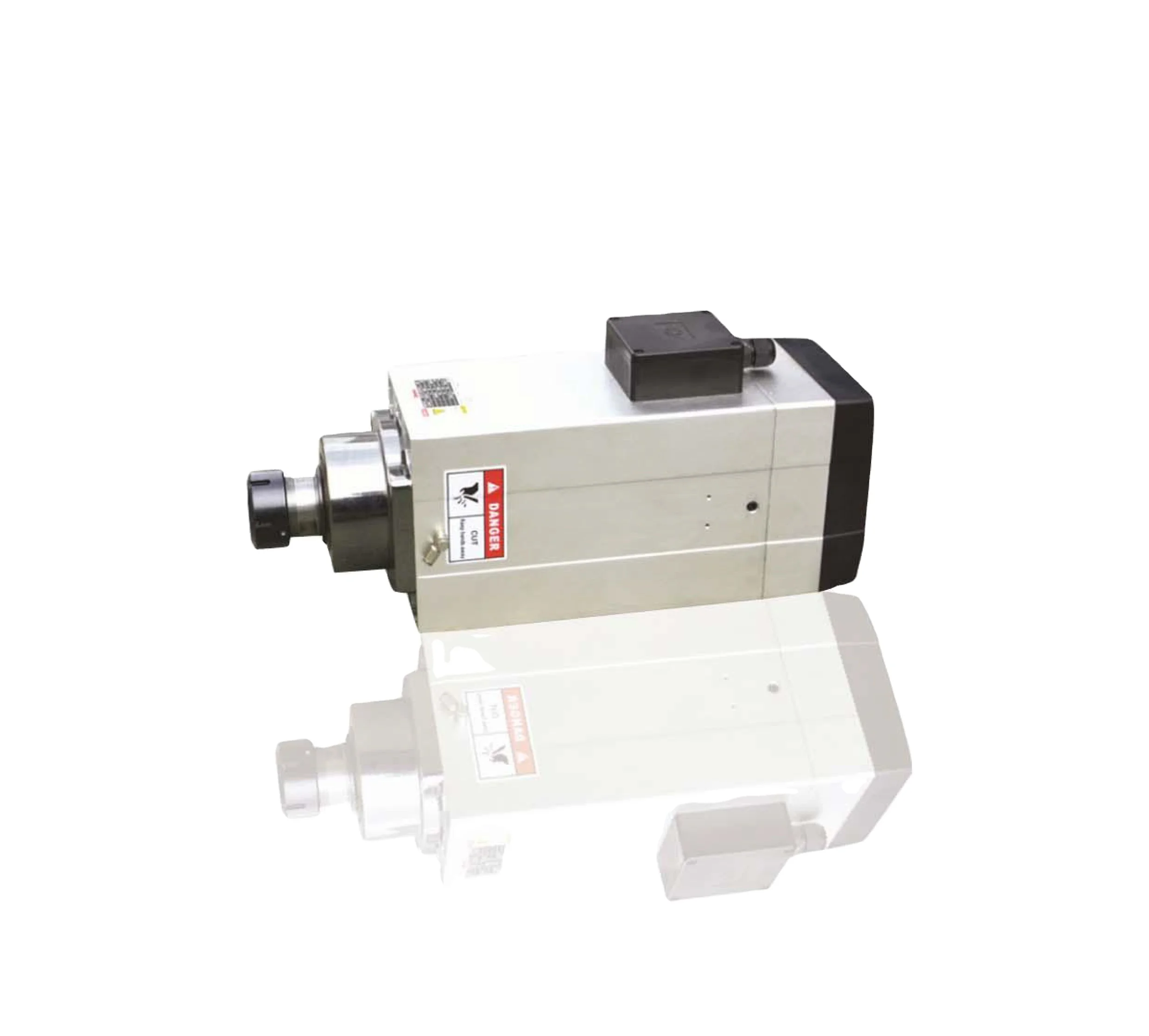 12KW manual tool change spindle for numerical control router Square air-cooled spindle motor High-speed spindle motor