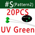 20PCS P2 S grn